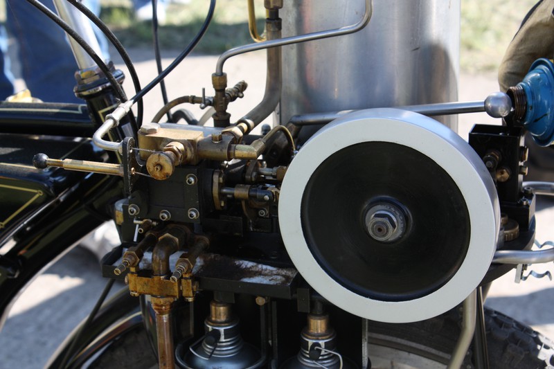 Maschine des Dampffahrrades