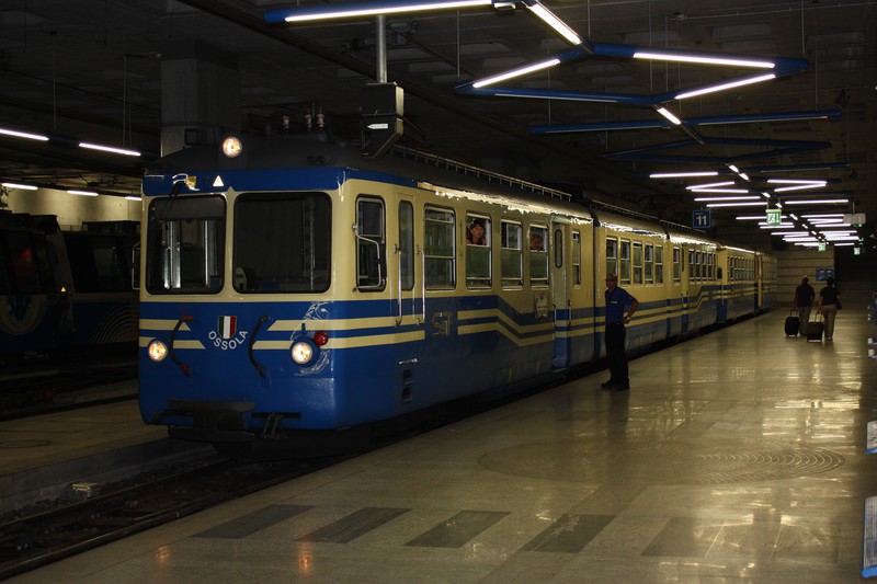 ABe 8/8 23 „Ossola“, Baujahr 1959, in Locarno