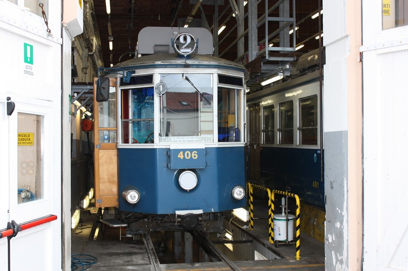 Wagen 406 im Depot