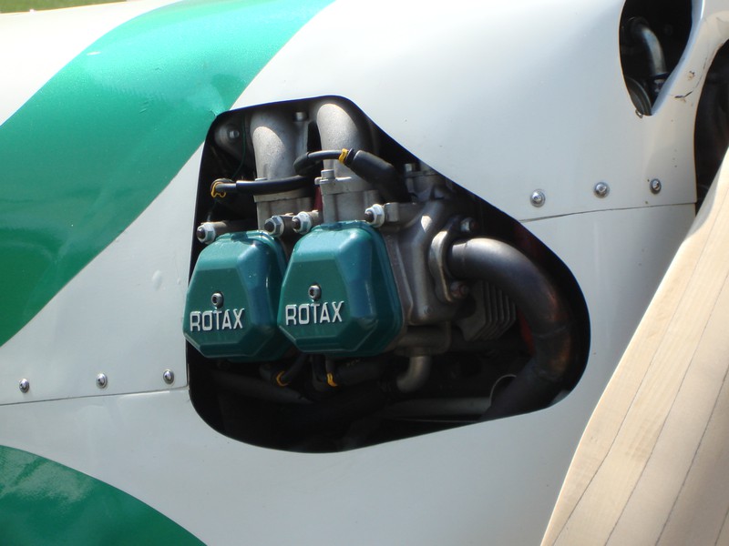 Rotax-Triebwerk der Dallach Sunwheel