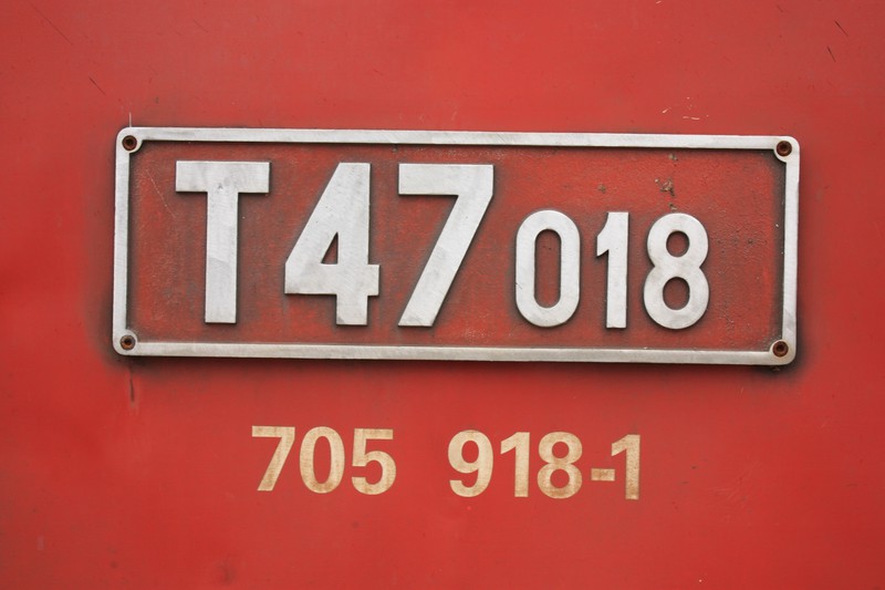 Typenschild der T47.018