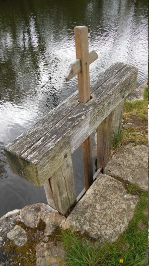 Einlaufschütz des Triebwerkes