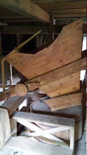 Der einzige Mahlgang der Mühle
