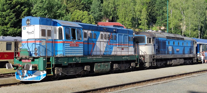 Der Sonderzug nach Prag mit Kocour als Vorspann