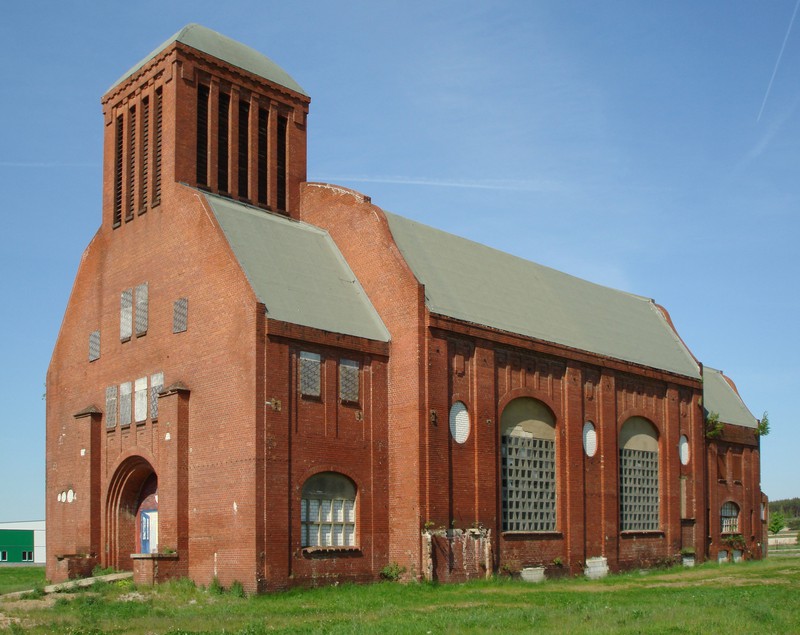 Turbinenhalle der Brikettfabrik Marga