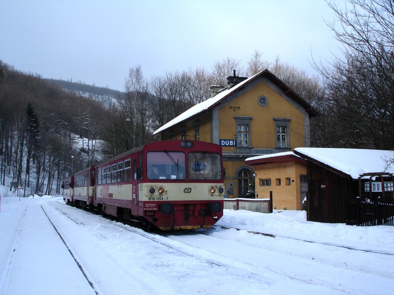 Dubí im klirrend kalten Winter
