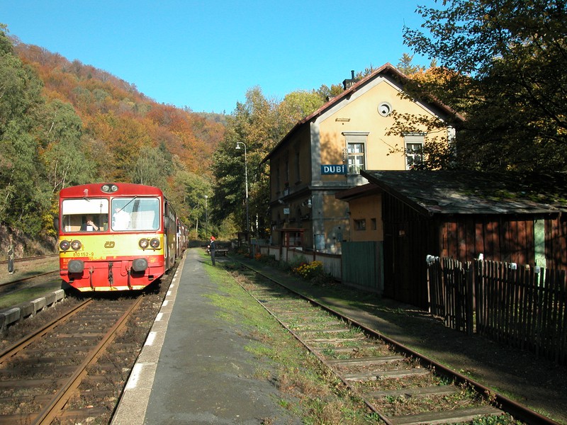 810 152 der ČD in Dubí
