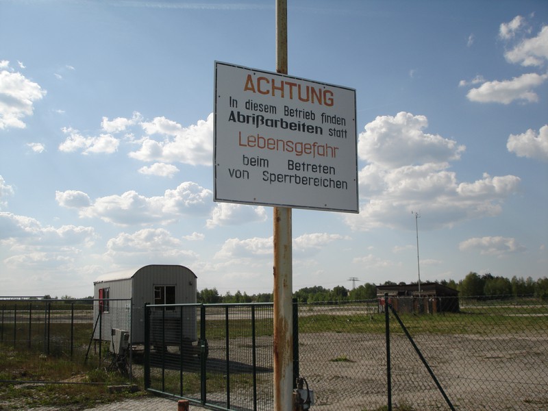Hier gibt es nichts mehr zum Abreißen