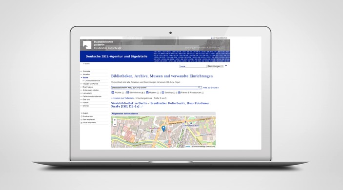 Staatsbibliothek zu Berlin – Deutsche ISIL-Agentur und Sigelstelle