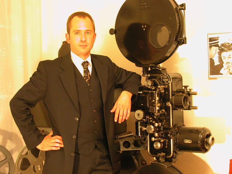 Siegfried Schweizer mit Ernemann VIIB