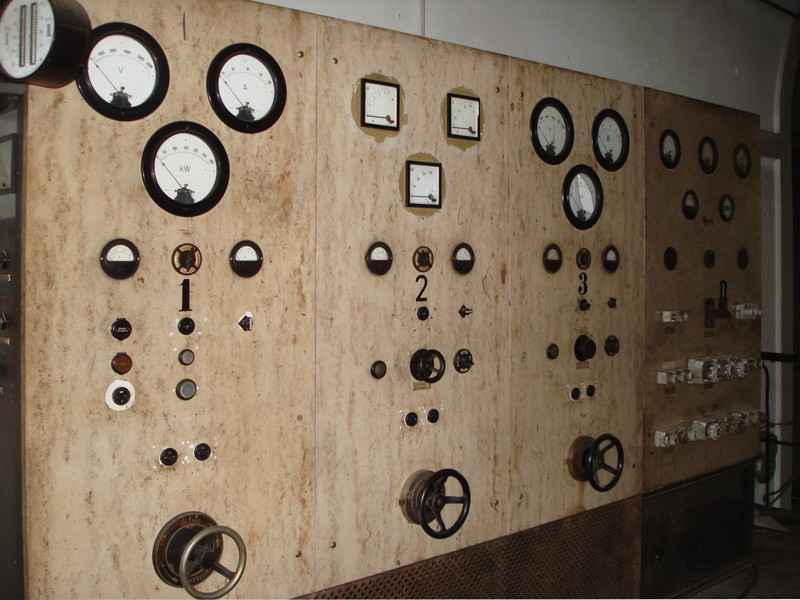 Historische Schalttafel